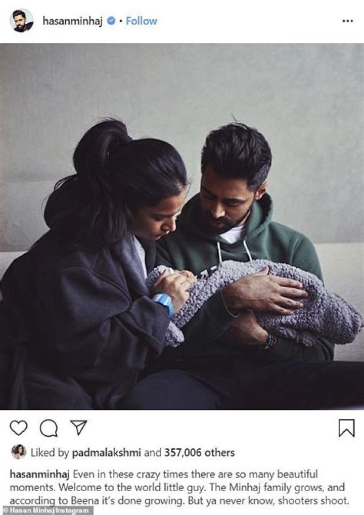 Hasan Minhaj Children: Meet His 2 Children